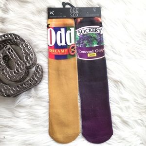 Odd Sox PB&J Novelty Men’s Crew Socks